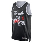 Maillot NBA Toronto Raptors Scottie Barnes Nike 2025-26 City Edition Noir Swingman - Homme